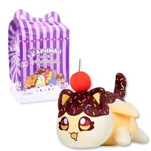 Aphmau MeeMeows Carnival Treats 11” Plush Chocolate Dipped Banana Cat Rare